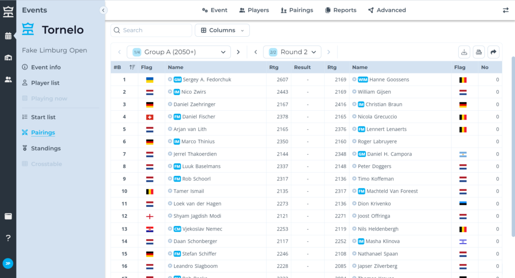 Tournament management made easy with Tornelo user-friendly interface